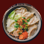 Pork Dumpling Noodle Soup 