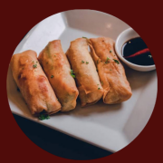 Vegetarian Spring Rolls (4 Pcs) 